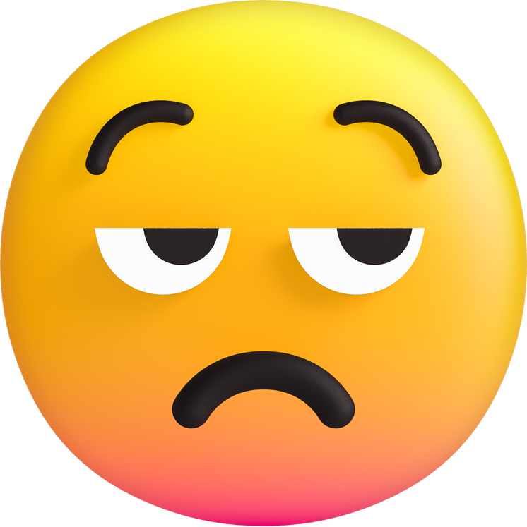 3D Stylized Sarcastic Emoji