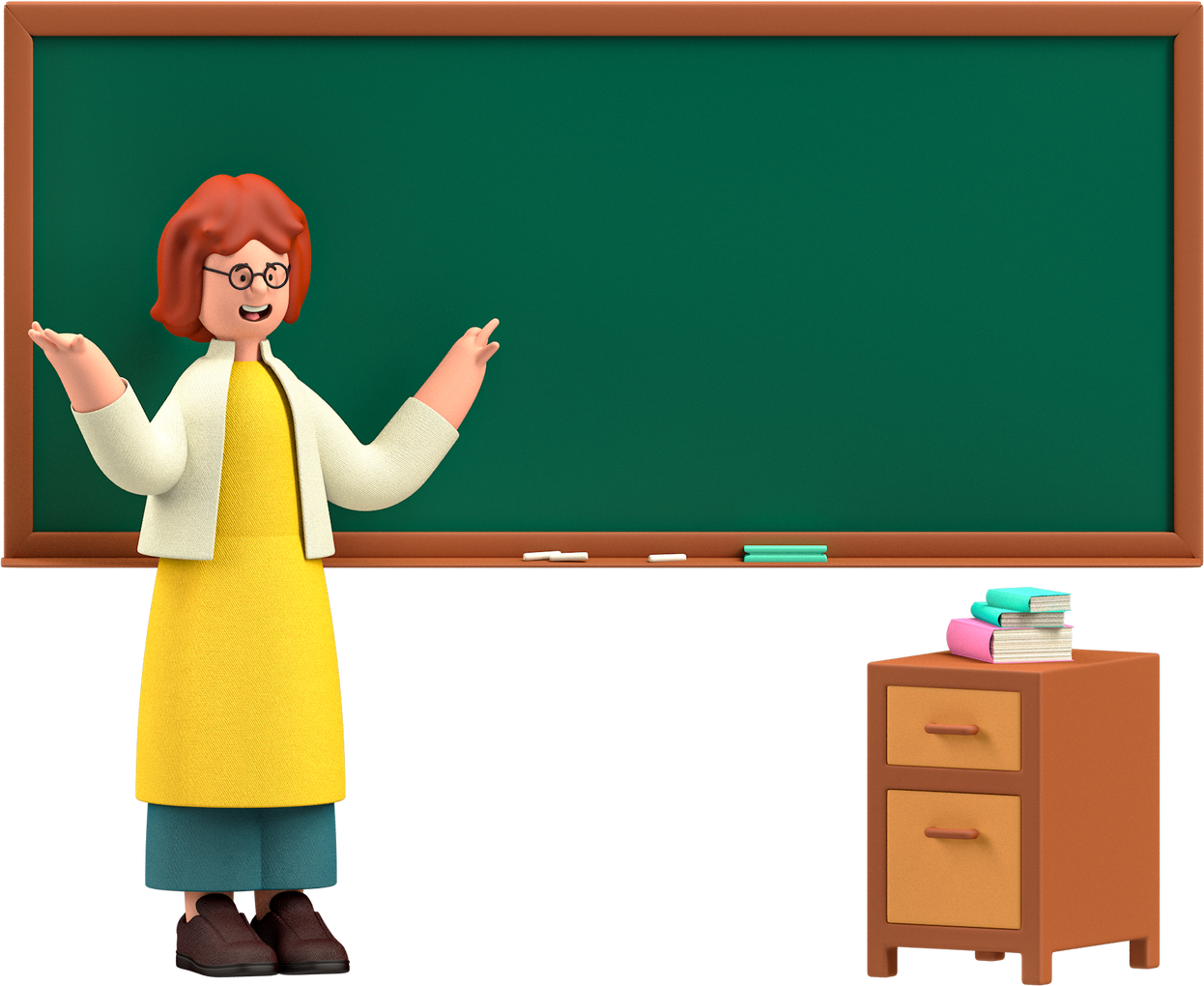 3D Business Elements Teacher Teaching